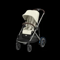 Cybex Tweeling Kinderwagen e-Gazelle S Taupe Seashell Beige Light Beige