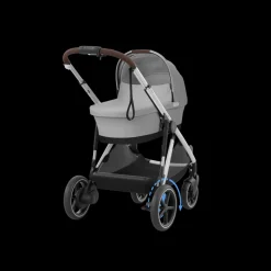 Cybex Tweeling Kinderwagen e-Gazelle S Silver Stone Grey Mid Grey