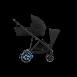 Cybex Tweeling Kinderwagen e-Gazelle S Black Moon Black
