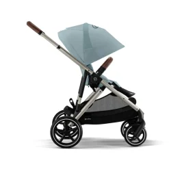 Cybex Tweeling Kinderwagen Gazelle S Taupe Stormy Blue Light Blue