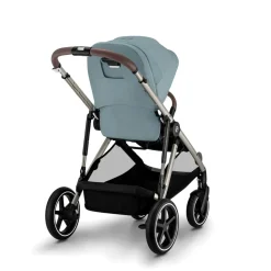 Cybex Tweeling Kinderwagen Gazelle S Taupe Stormy Blue Light Blue