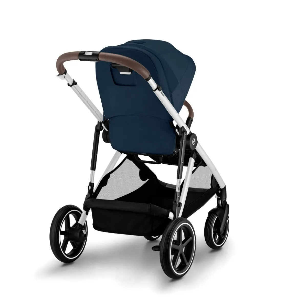 Cybex Tweeling Kinderwagen Gazelle S Silver Ocean Blue Navy Blue