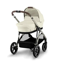 Cybex Tweeling Kinderwagen Gazelle S Taupe Seashell Beige Light Beige
