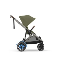 Cybex Tweeling Kinderwagen e-Gazelle S Moss Green | Khaki