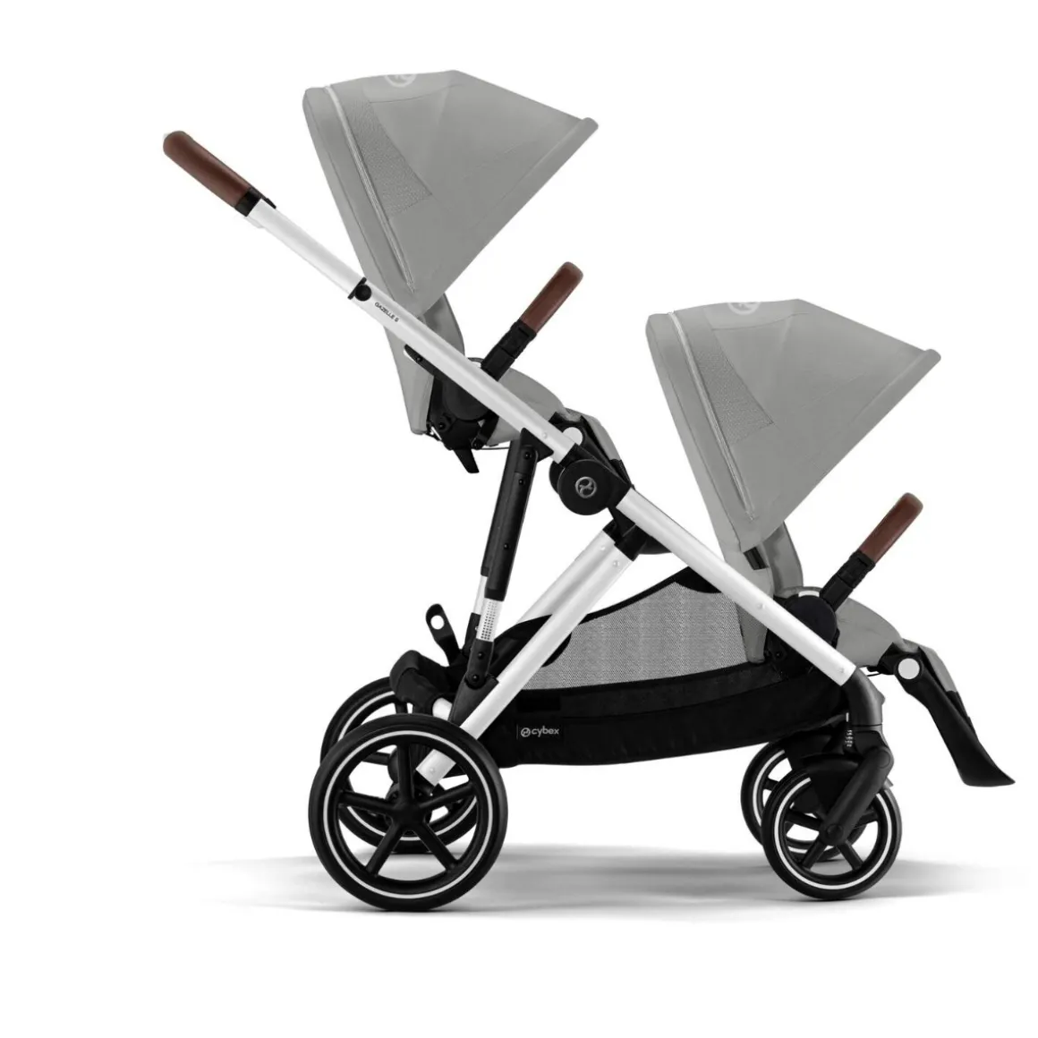 Cybex Zitting Gazelle S Silver Stone Grey Mid Grey
