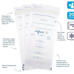 Difrax BtoB Moedermelk Bewaarzakjes