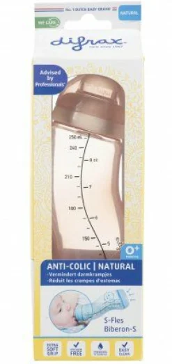 Difrax S-Fles Smal Roze 250 ml