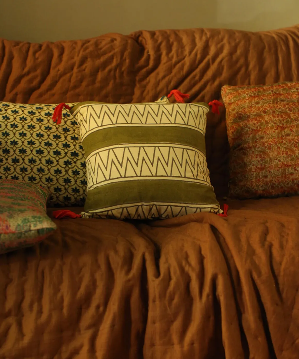 Doing Goods Faina Pillow Small 40x40cm Green