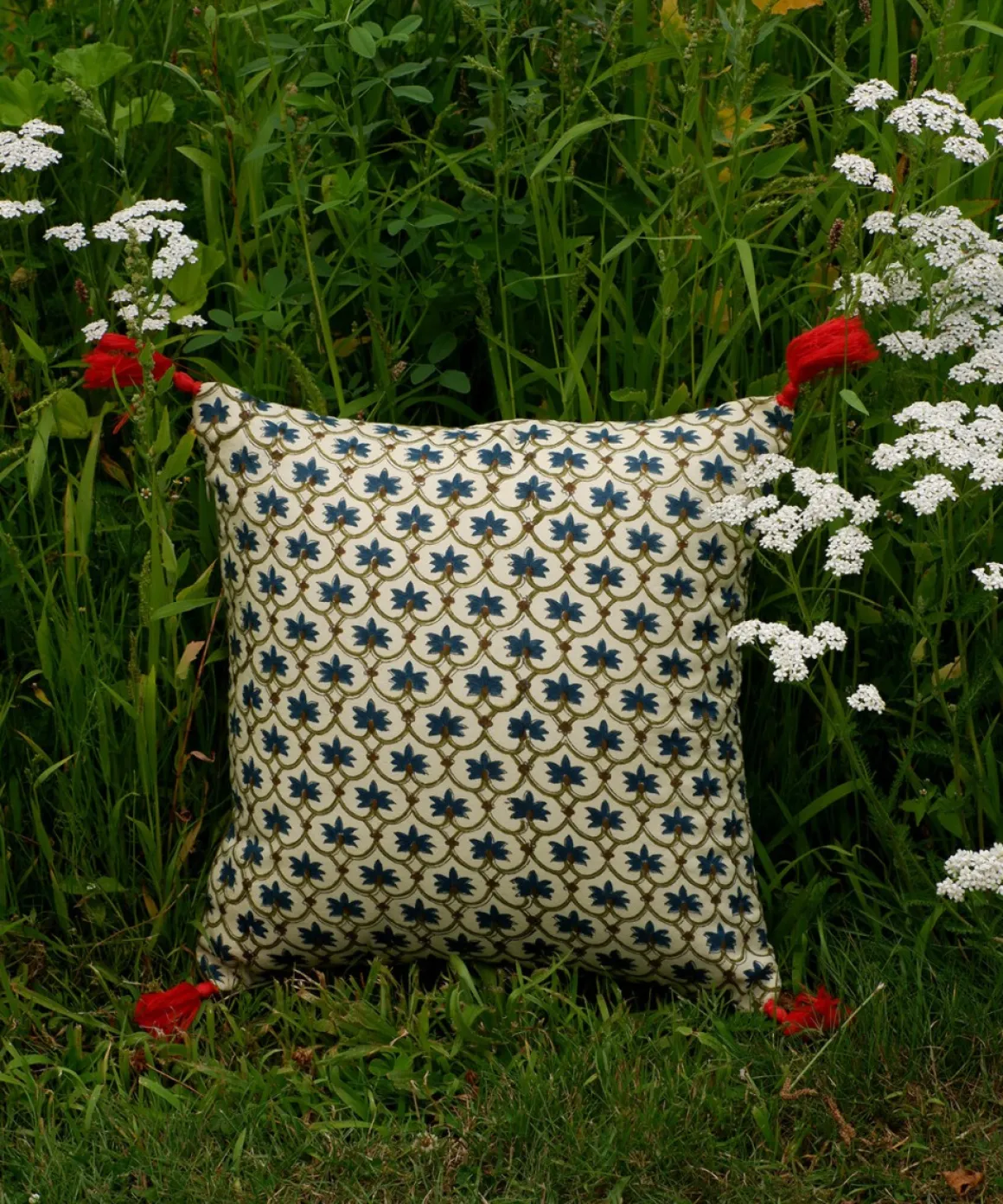 Doing Goods Faina Pillow Small 40x40cm Green