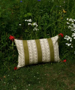 Doing Goods Faina Pillow Rectangle 60x40cm Green