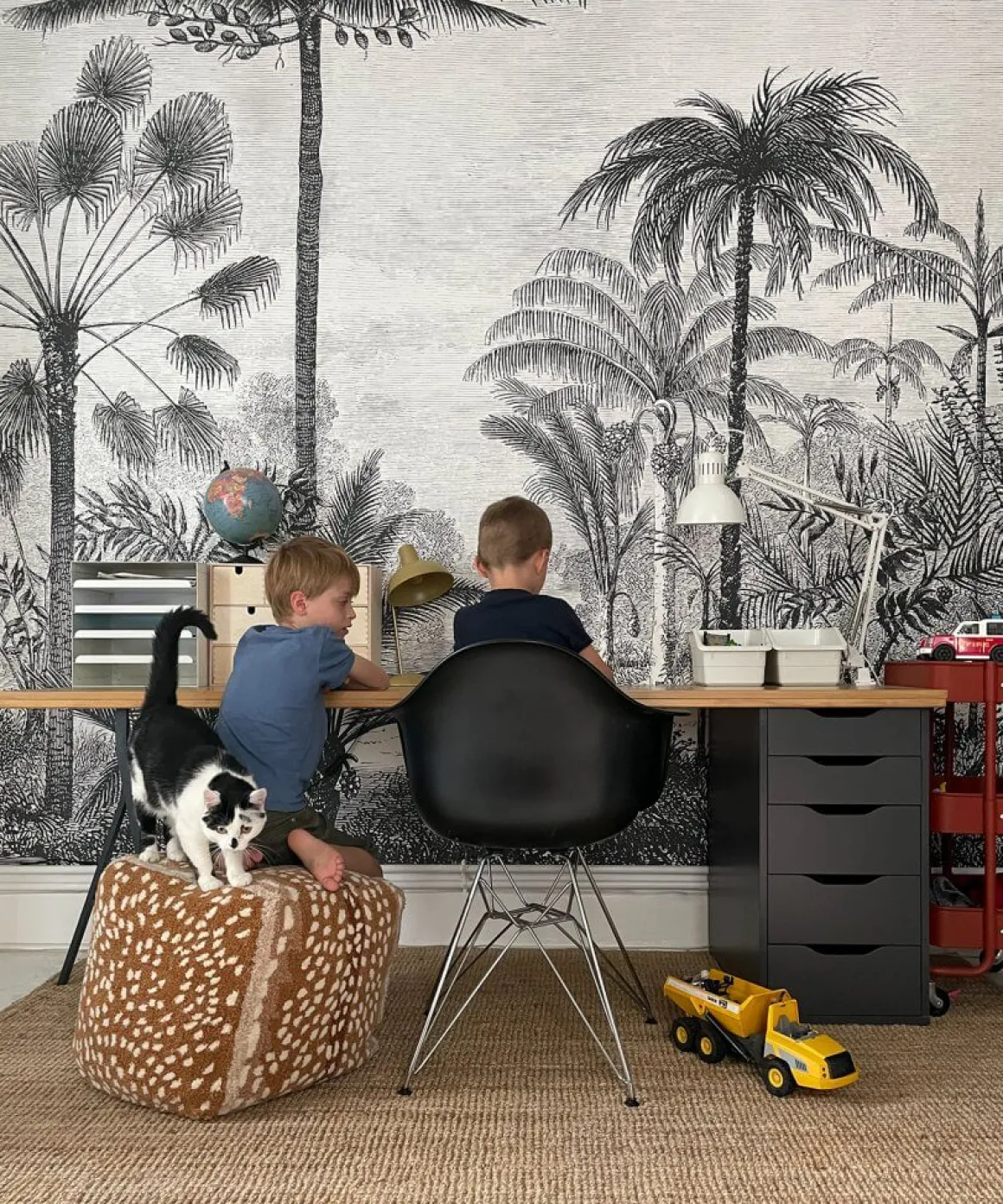 Doing Goods Hert Poef Small Wool/Cotton