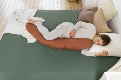 Doomoo Buddy Voedingskussen 180cm Tetra Jersey Terracotta