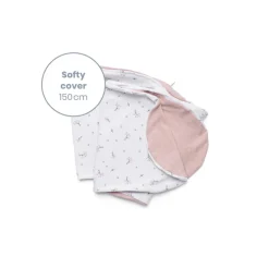 Doomoo Softy Cushion Cover Flower Pink