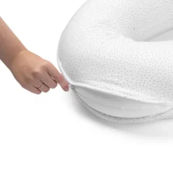 Doomoo Softy Cushion Cover Silver Dots