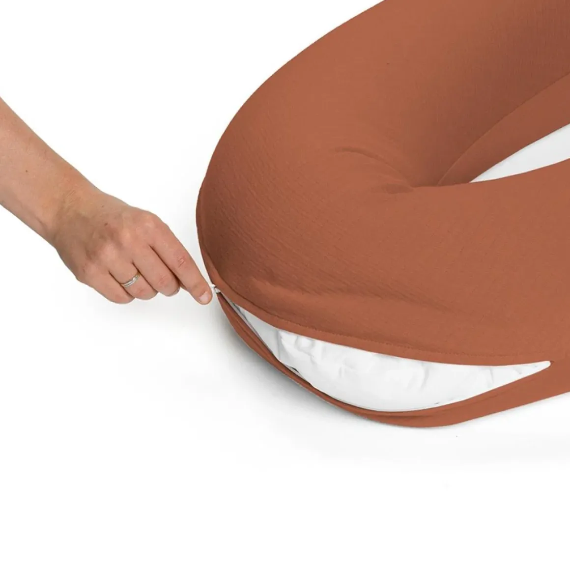 Doomoo Softy Cushion Cover Tetra Jersey Terracotta