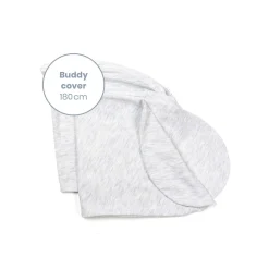 Doomoo Voedingskussen Buddy Hoes White 180 cm