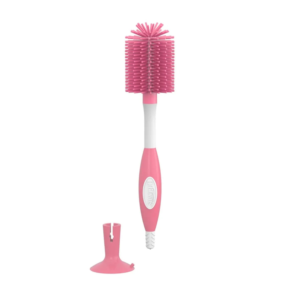 Dr. Brown's Flessenborstel Siliconen Roze