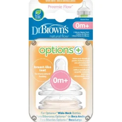 Dr. Brown's Options Speen Prematuur Brede Halsfles 2 Stuks