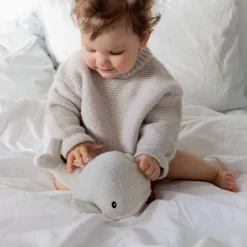 Flow Hartslag Knuffel Moby Grey