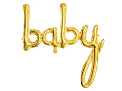 Folieballon Baby Goud 73,5 x 75,5 cm