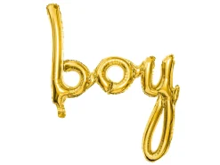 Folieballon Boy Goud 63,5 x 74 cm