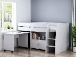 Halfhoogslaper Beau Wit Met Matras