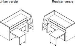 Halfhoogslaper Beau Wit Met Matras