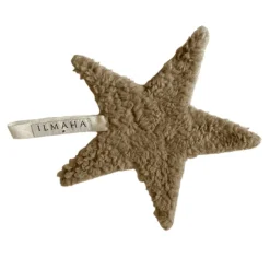 Ilmaha Speendoekje Ster Teddy Taupe