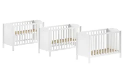 JAXX Amori Babybed 60 X 120 cm Wit
