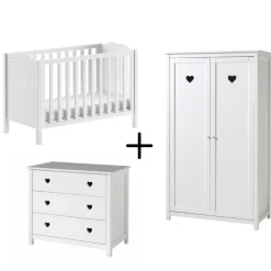 JAXX Amori Babykamer 3 Delig Wit