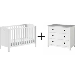 JAXX Amori Babykamer 2 Delig Wit