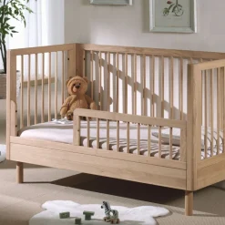 JAXX Forrest Babybed 70 X 140 Cm + Ombouw Toddler Eik