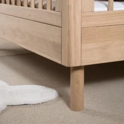 JAXX Forrest Babybed 70 X 140 Cm + Ombouw Toddler Eik