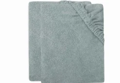 Jollein Aankleedkussenhoes Badstof 50x70cm Sea Green 2 Stuks