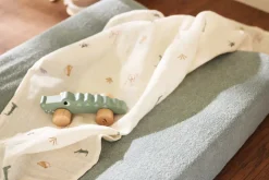 Jollein Aankleedkussenhoes Badstof 50x70cm Sea Green 2 Stuks