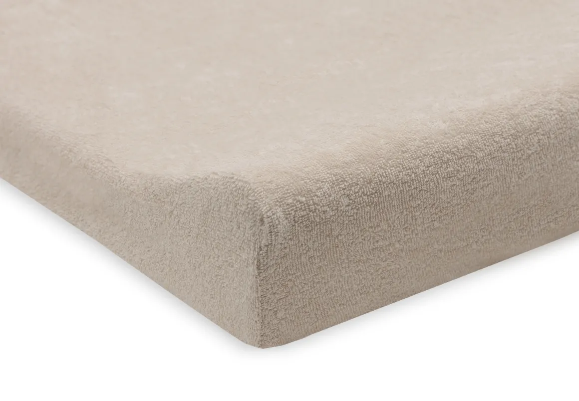 Jollein Aankleedkussenhoes Badstof 50x70cm Oatmeal/Sand - 2 Stuks