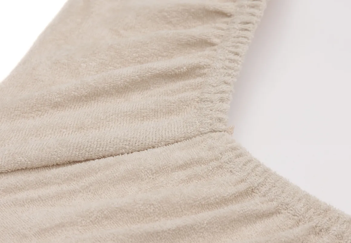 Jollein Aankleedkussenhoes Badstof 50x70cm Oatmeal/Sand - 2 Stuks