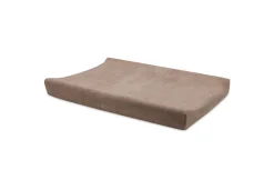 Jollein Aankleedkussenhoes Badstof 50x70cm Milky Coffee/Ivory - 2 Stuks