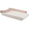 Jollein Aankleedkussenhoes Badstof 50x70cm Wild Rose/Ivory - 2 Stuks