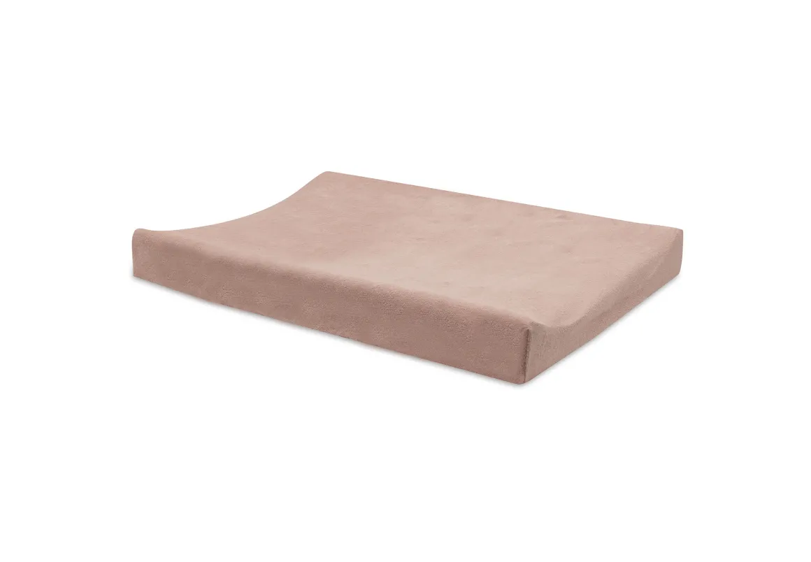 Jollein Aankleedkussenhoes Badstof 50x70cm Wild Rose/Ivory - 2 Stuks