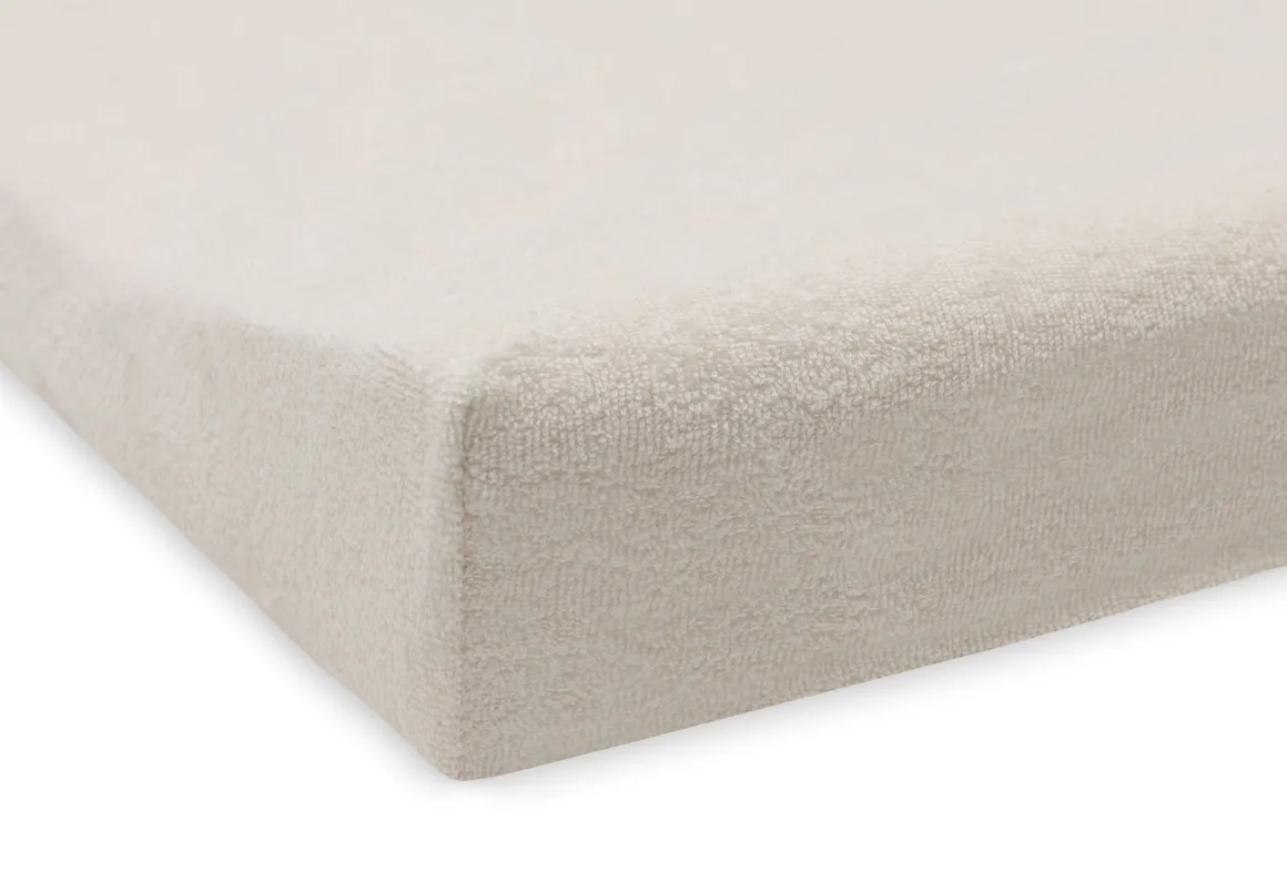 Jollein Aankleedkussenhoes Badstof 50x70cm Wild Rose/Ivory - 2 Stuks