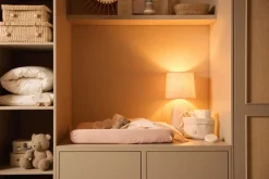 Jollein Aankleedkussenhoes Jersey 50x70cm Twinkling Wild Rose