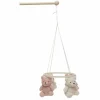 Jollein Babymobiel Teddy Bear Wild Rose/Naturel