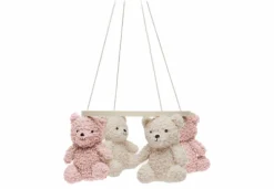 Jollein Babymobiel Teddy Bear Wild Rose/Naturel
