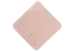 Jollein Badcape Badstof 75x75cm Miffy Jacquard Wild Rose