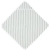 Jollein Badcape 75x75cm Stripe Terry Sea Green GOTS