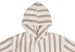 Jollein Badjas 1-2 year Stripe Terry Olive Green GOTS