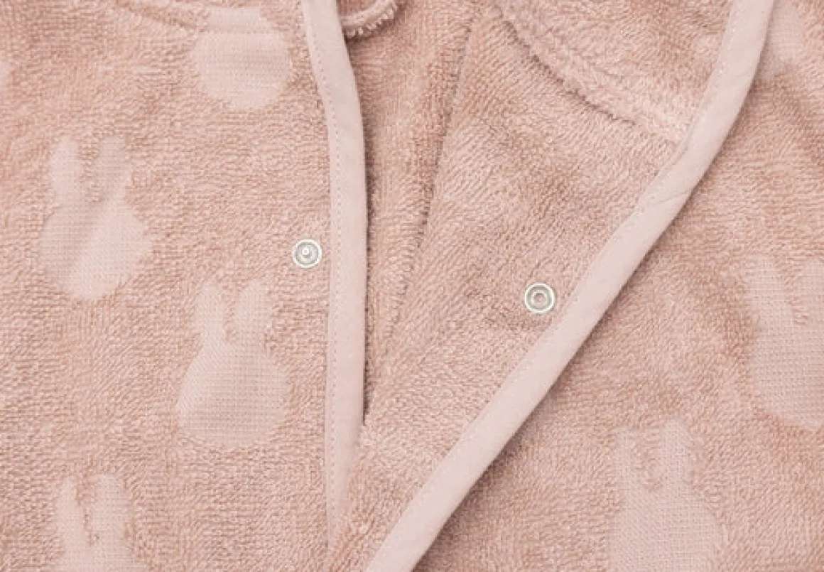 Jollein Badjas Badstof 3-4 jaar Miffy Jacquard Wild Rose