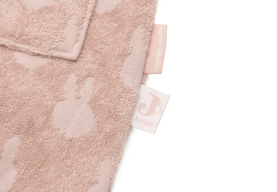 Jollein Badjas Badstof 3-4 jaar Miffy Jacquard Wild Rose