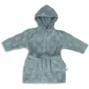 Jollein Badjas Badstof 3-4 jaar Miffy Jacquard Sea Green